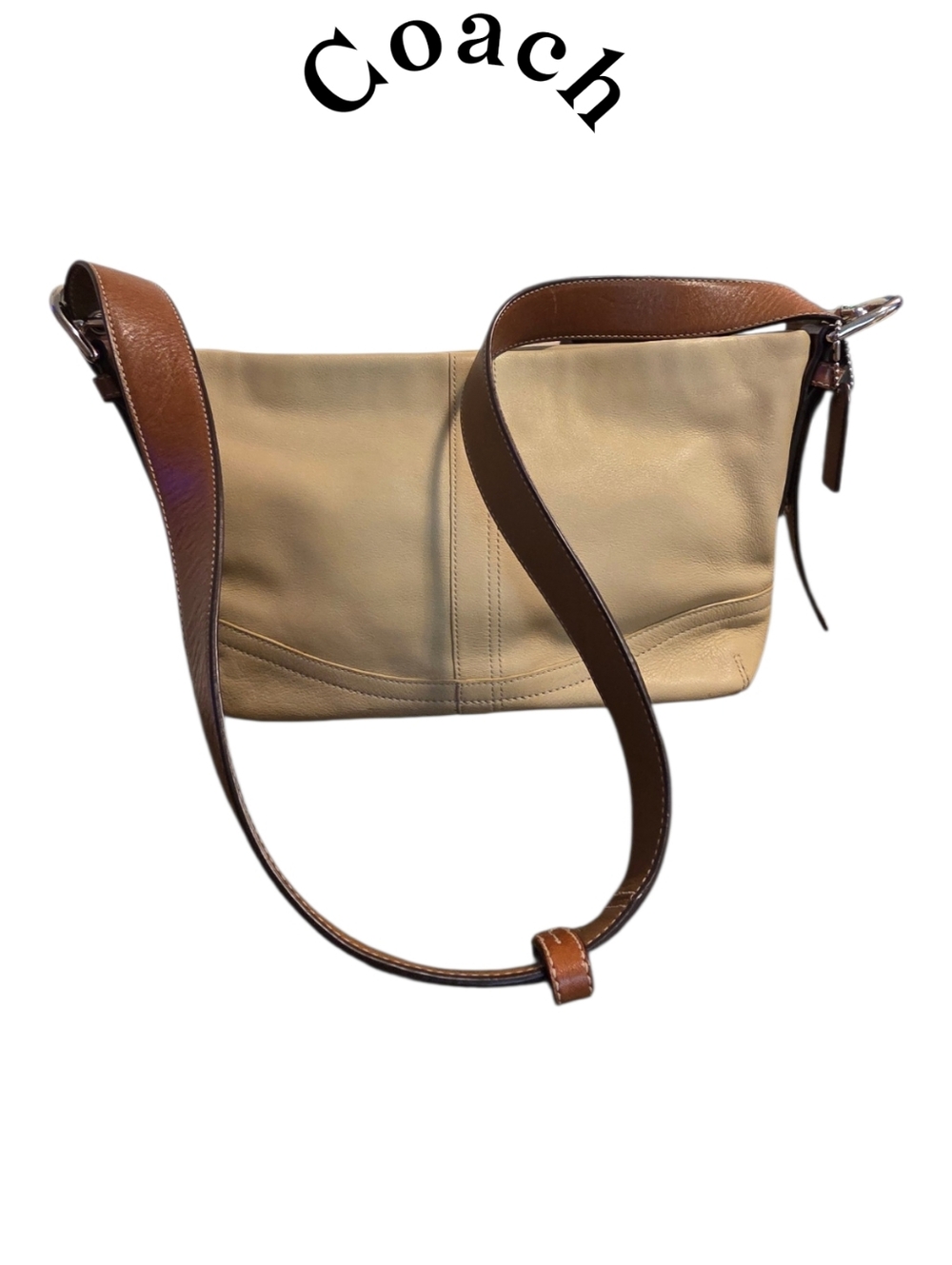Coach Convertible Strap Leather Bag, Classic, Casual No. F10939